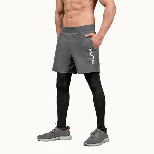 Custom Mens Grey Training Shorts