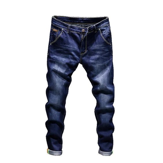 Custom Dark Blue Denim Pants